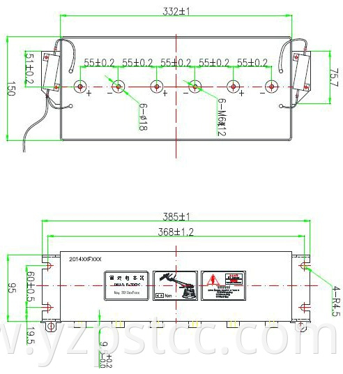 800VDC DC-Link capacitor customized